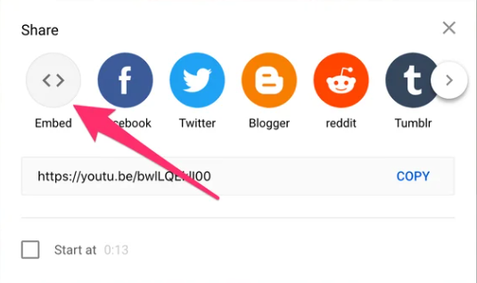 اشتراکگذاری ویدیو YouTube